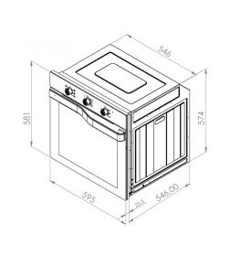 Электрический духовой шкаф Schtoff, Decor 750