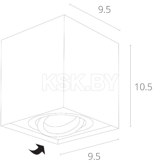 Светильник потолочный Arte Lamp FACTOR A5544PL-1BK (A5544PL-1BK) 