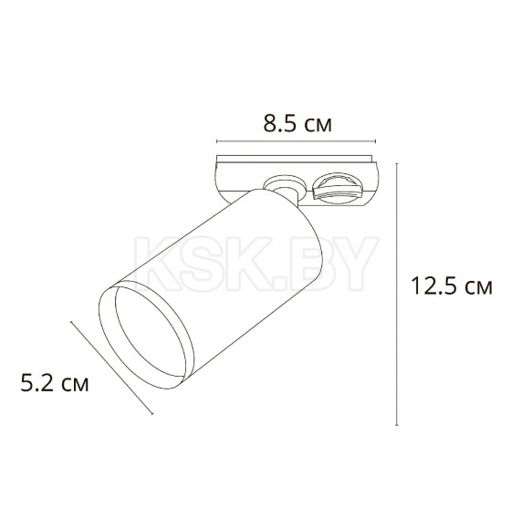 Светильник потолочный Arte Lamp FLAME A1519PL-1BK GU10 (A1519PL-1BK) 