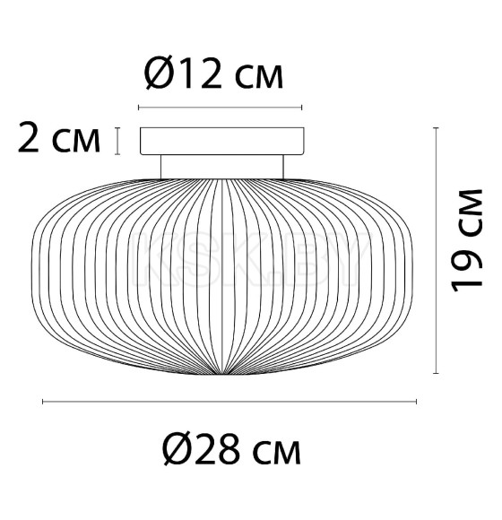 Светильник потолочный Arte Lamp HAMAL A6170PL-1GO (A6170PL-1GO) 