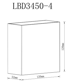 Уличный светильник Arte Lamp ALGOL A1445AL-1BK