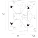 Уличный светильник Arte Lamp ALGOL A1445AL-1BK (A1445AL-1BK) 