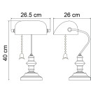 Светильник настольный Arte Lamp BANKER A2492LT-1AB (A2492LT-1AB) 