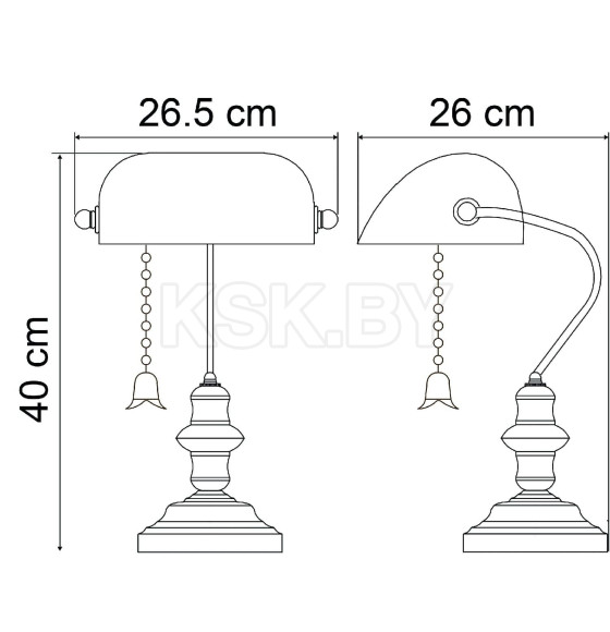 Светильник настольный Arte Lamp BANKER A2492LT-1AB (A2492LT-1AB) 