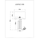 Светильник настольный Arte Lamp BAYMONT A5070LT-1PB (A5070LT-1PB) 