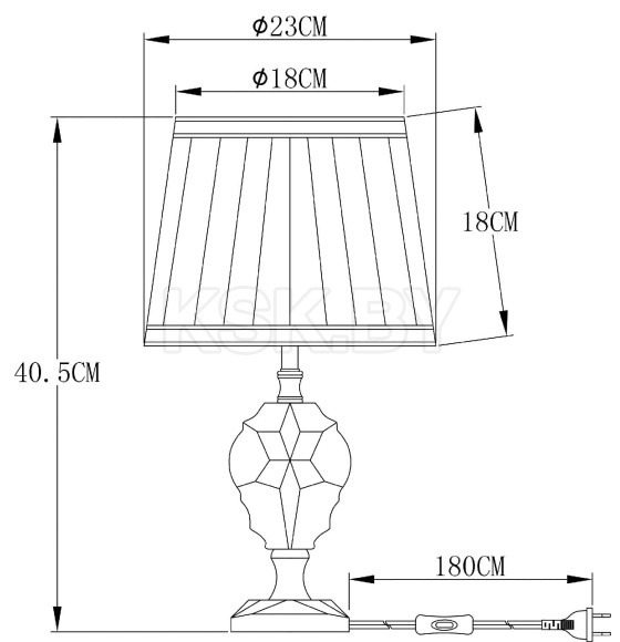 Светильник настольный Arte Lamp CAPELLA A4024LT-1CC (A4024LT-1CC) 