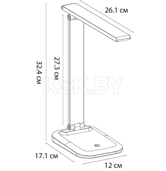 Светильник настольный Arte Lamp LONDON A5124LT-1WH (A5124LT-1WH) 