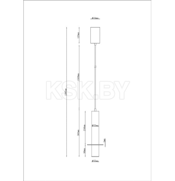 Светильник подвесной Arte Lamp ASCELLA A2034SP-1BK (A2034SP-1BK) 