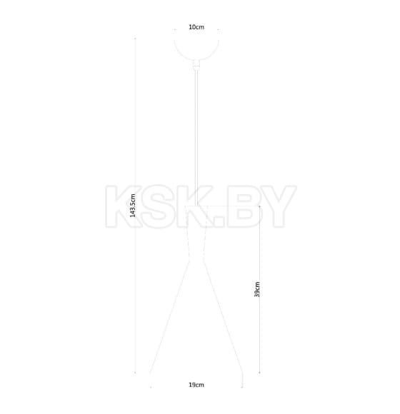 Светильник подвесной Arte Lamp CAPPELLO A3408SP-1BK (A3408SP-1BK) 