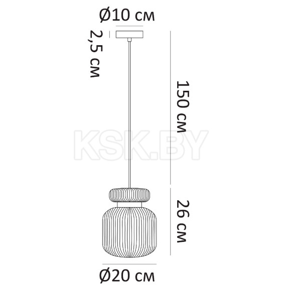 Светильник подвесной Arte Lamp HAMAL A6170SP-1GO (A6170SP-1GO) 