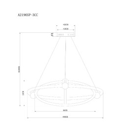 Светильник подвесной Arte Lamp HARLEY A2196SP-3CC