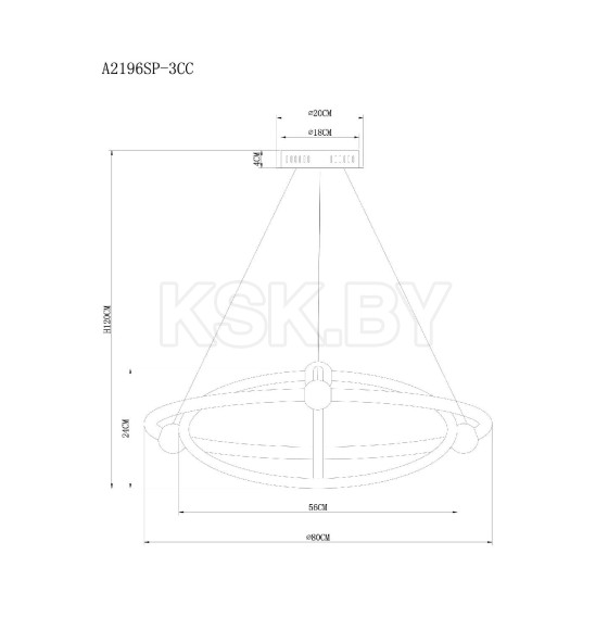 Светильник подвесной Arte Lamp HARLEY A2196SP-3CC (A2196SP-3CC) 