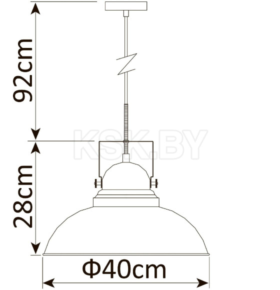 Светильник подвесной Arte Lamp MARTIN A5213SP-1BR (A5213SP-1BR) 