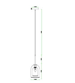 Светильник подвесной Arte Lamp PAIO A7015SP-1BK