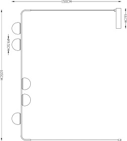 Светильник подвесной Arte Lamp POPLAR A2174SP-5BK