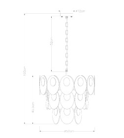 Светильник подвесной Arte Lamp ROSABELLA A4067LM-7CC