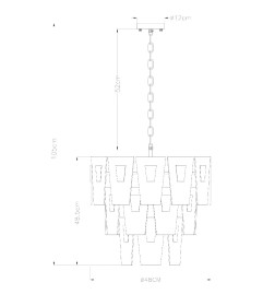 Светильник подвесной Arte Lamp SOPHIA A4066LM-6PB