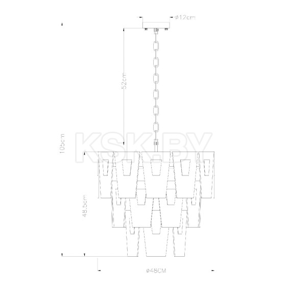 Светильник подвесной Arte Lamp SOPHIA A4066LM-6PB (A4066LM-6PB) 