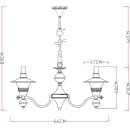 Светильник подвесной Arte Lamp TRATTORIA A5664LM-5AB (A5664LM-5AB) 