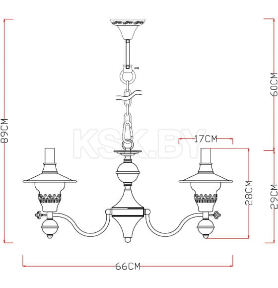 Светильник подвесной Arte Lamp TRATTORIA A5664LM-5AB (A5664LM-5AB) 