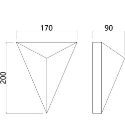 Декоративная подсветка Arte Lamp TRAPEZE A2033AP-1BK