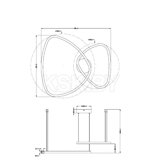 Подвесная люстра Arte Lamp MADISON A2194SP-2PB (A2194SP-2PB) 