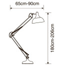 Светильник напольный Arte Lamp GOLIATH A2487PN-1BK (A2487PN-1BK) 