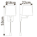 Светильник настенный Arte Lamp HALL A9246AP-2SS (A9246AP-2SS) 