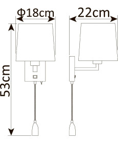 Светильник настенный Arte Lamp HALL A9246AP-2SS