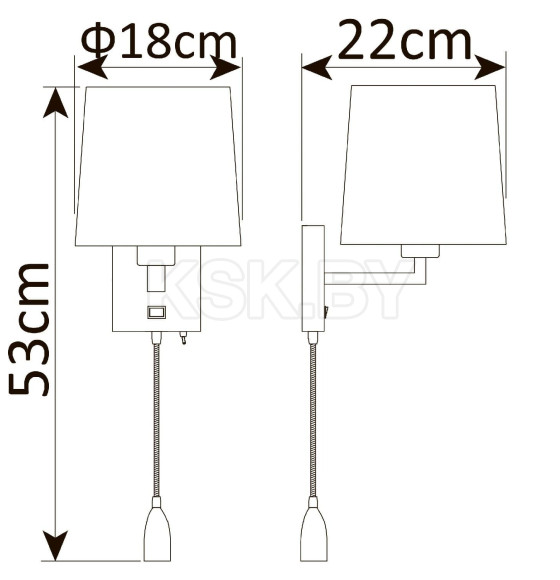 Светильник настенный Arte Lamp HALL A9246AP-2SS (A9246AP-2SS) 