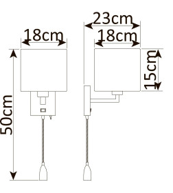 Светильник настенный Arte Lamp HALL A9249AP-2AB