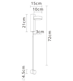 Светильник настенный Arte Lamp MIRACH A2142AP-10BK