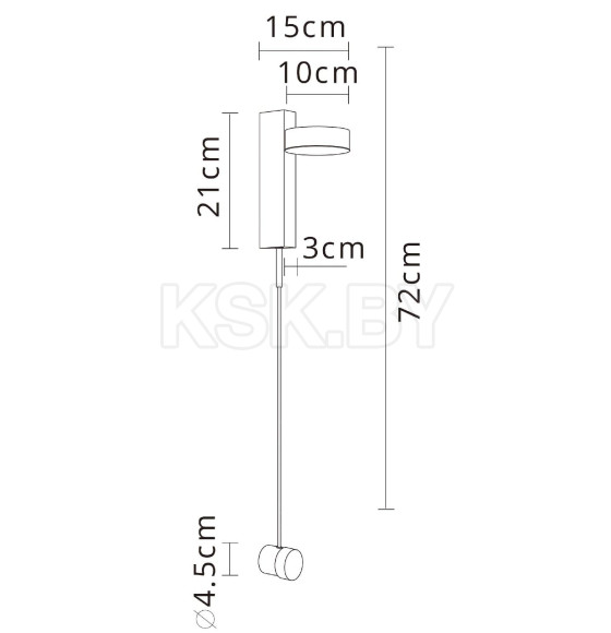 Светильник настенный Arte Lamp MIRACH A2142AP-10BK (A2142AP-10BK) 