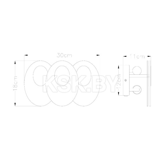 Светильник настенный Arte Lamp ROSABELLA A4067AP-2CC (A4067AP-2CC) 