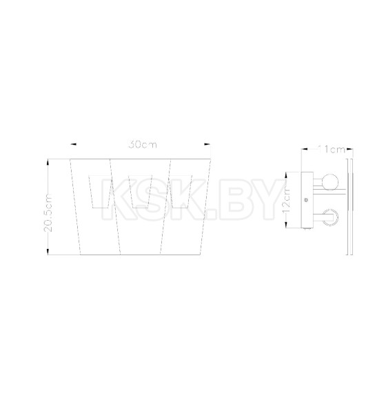 Светильник настенный Arte Lamp SOPHIA A4066AP-2PB (A4066AP-2PB) 