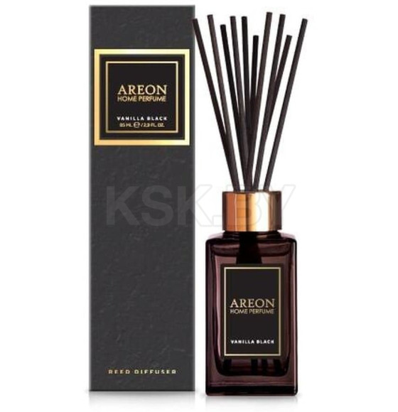 Ароматизатор воздуха AREON HOME PERFUME STICKS PREMIUM 85 Vanilla Black 85 мл (PSL03) 