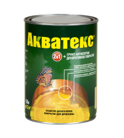 Пропитка АКВАТЕКС 2 в 1 (груша) 0,8 л