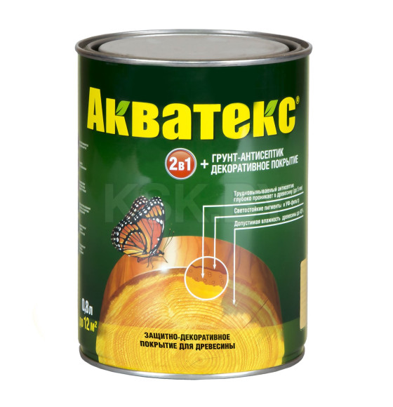 Пропитка АКВАТЕКС 2 в 1 (груша) 0,8 л