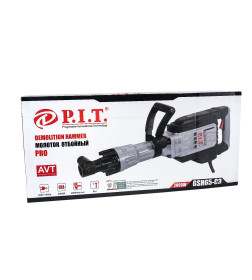 Отбойный молоток P.I.T. GSH65-C3 + перфоратор PBH26-C6 в подарок