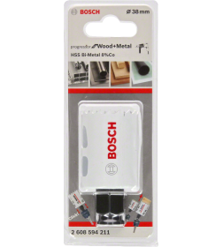 Коронка биметаллическая 38 мм (по дереву с металлом) Progressor for Wood and Metal BOSCH 2608594211
