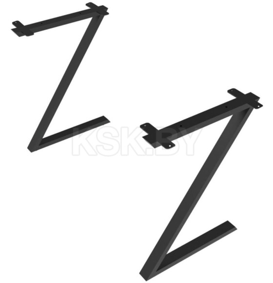 Подстолье Z-ОБРАЗНАЯ (Черный) 714х550мм (2100200000) 