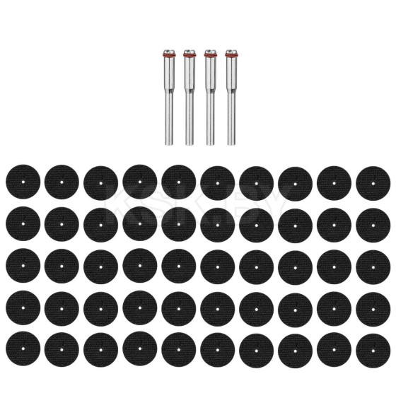 Набор абразивных отрезных дисков для гравера с держателями DEKO RT54 (SET54 ) (065-0683) 