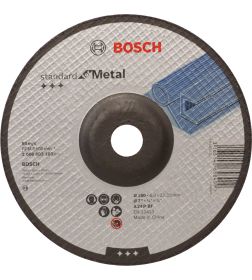 Круг обдирочный по металлу 180х6x22.23 мм Standard BOSCH 2608603183