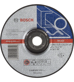 Круг обдирочный по металлу 180х6x22.23 мм Expert BOSCH 2608600315