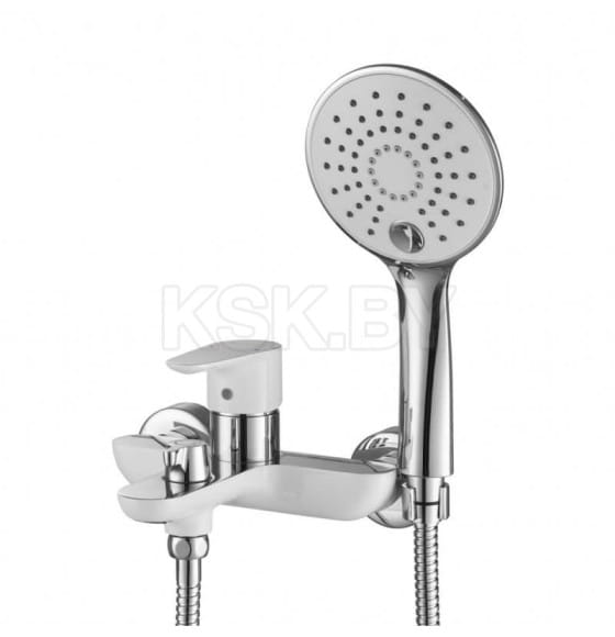 Смеситель для ванны Gross Aqua Space White Chrome , 2515288СW (2515288СW)