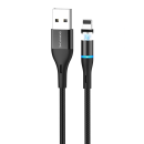 Кабель USB hoco Кабель BU16 для Lightning магнитный черный 1.2 м. 