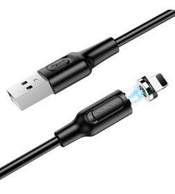 Кабель USB hoco Кабель BX41 для Lightning черный 1м.