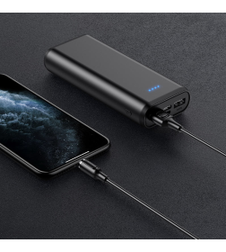 Кабель USB hoco Кабель BX41 для Lightning черный 1м.