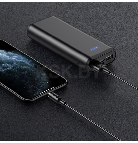 Кабель USB hoco Кабель BX41 для Lightning черный 1м.