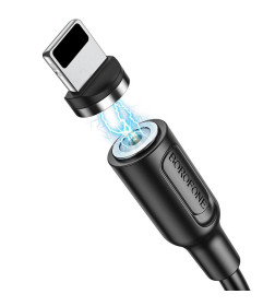 Кабель USB hoco Кабель BX41 для Lightning черный 1м.